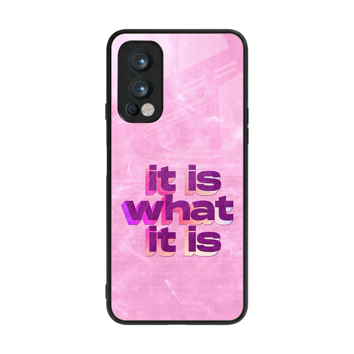 What It Is back phone cover | glass case for oneplus nord 2