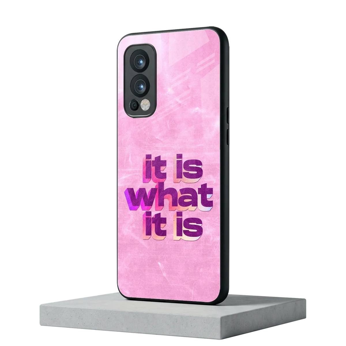 What It Is oneplus nord 2 mobile cover | shockproof glass phone case