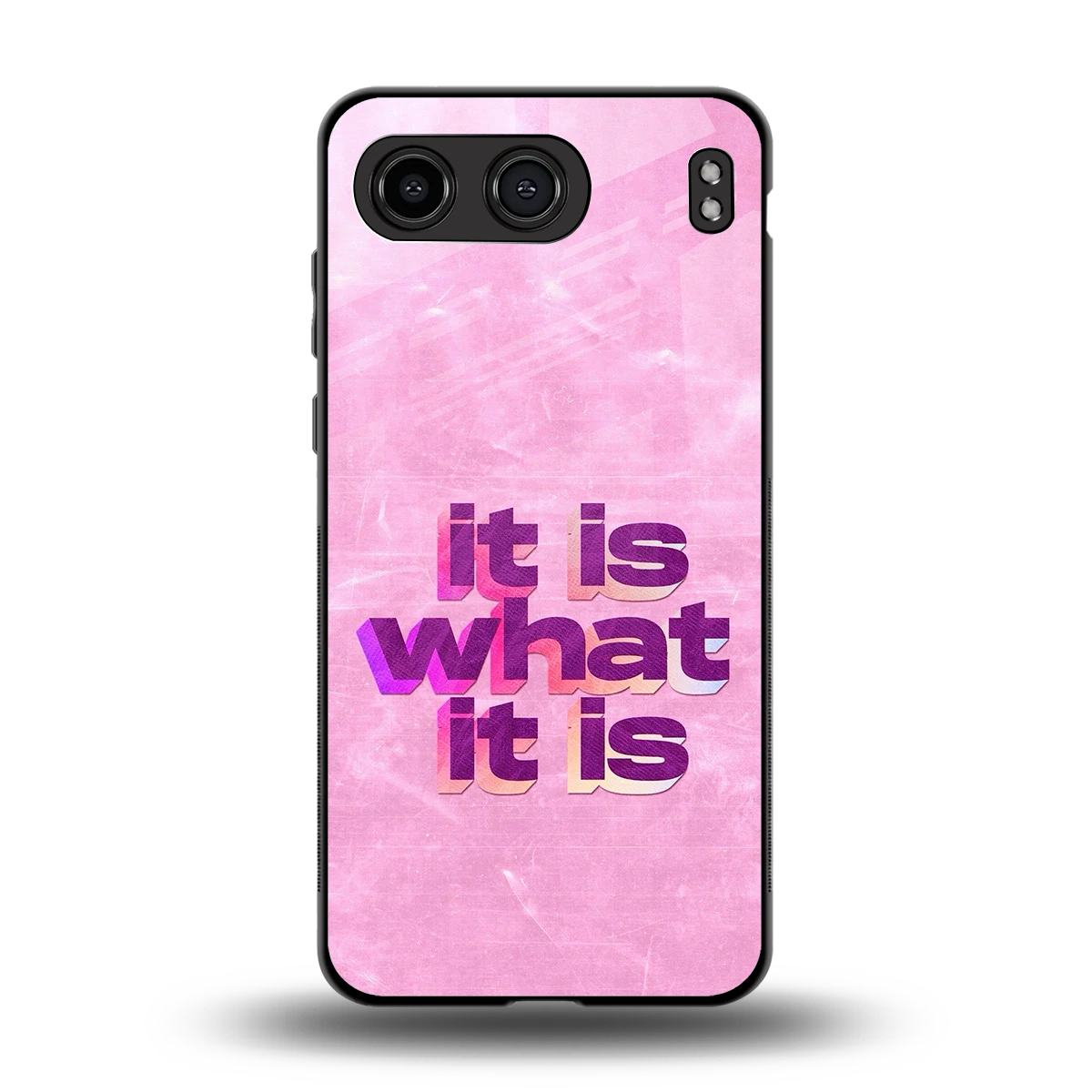 What It Is back phone cover | glass case for oneplus nord 4