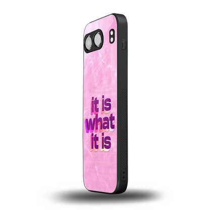 What It Is oneplus nord 4 mobile cover | shockproof glass phone case