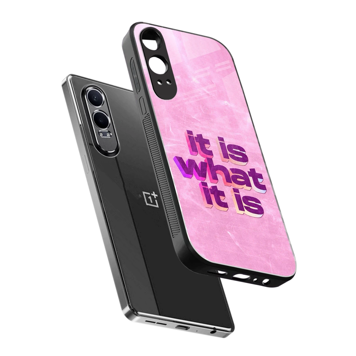 What It Is sleek oneplus nord ce 4 lite cover with tempered glass back and TPU edges