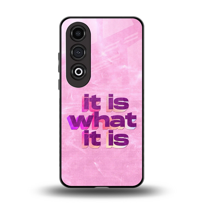What It Is back phone cover | glass case for oneplus nord ce 4