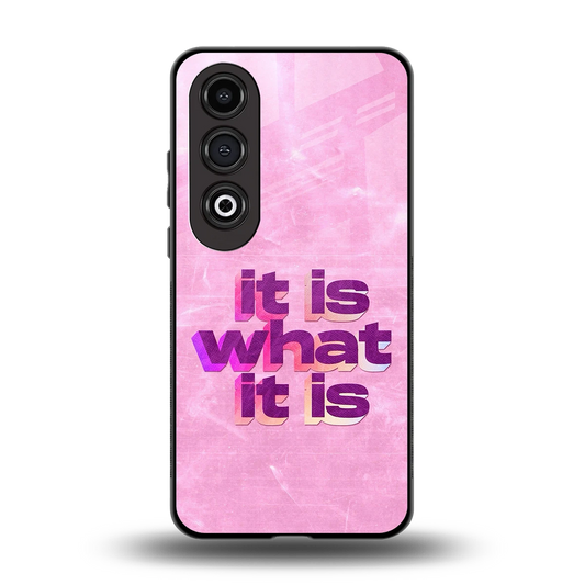 What It Is back phone cover | glass case for oneplus nord ce 4