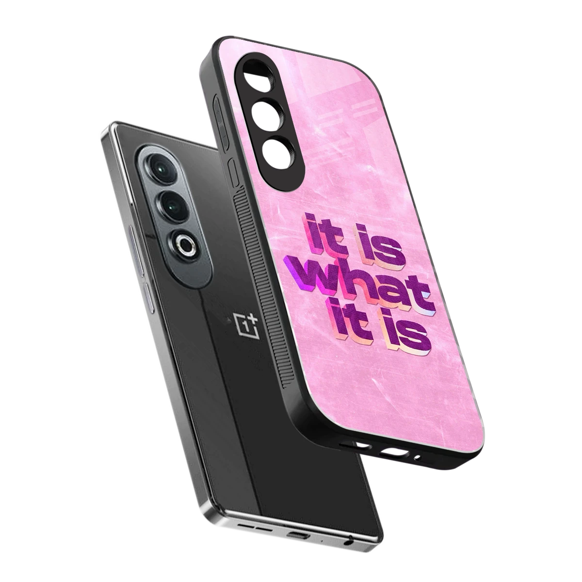 What It Is sleek oneplus nord ce 4 cover with tempered glass back and TPU edges