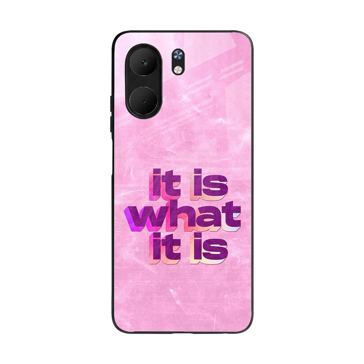What It Is back phone cover | glass case for oppo a5x 5g