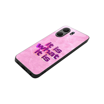 What It Is stylish phone case for oppo a5x 5g | glossy glass and slim fit