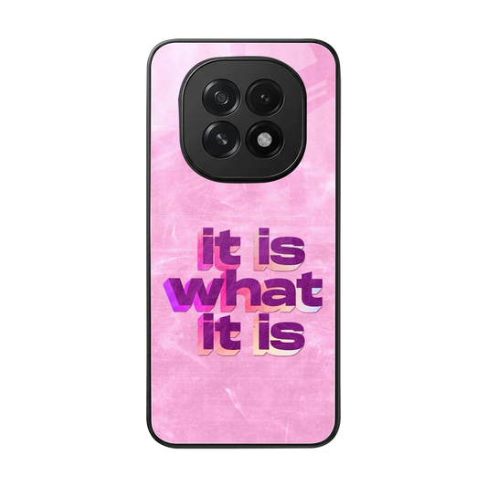 What It Is back phone cover | glass case for oppo f29 5g