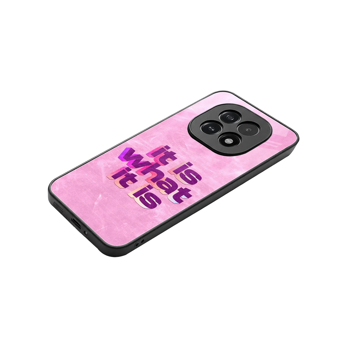 What It Is stylish phone case for oppo f29 5g | glossy glass and slim fit