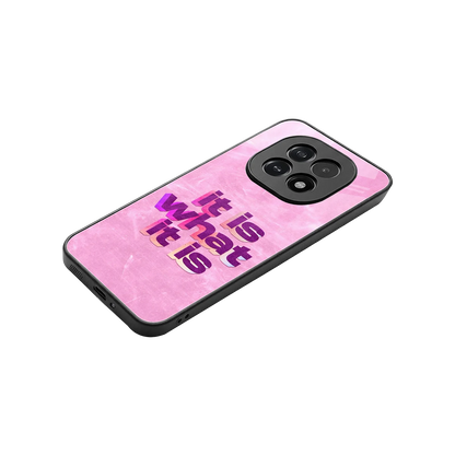 What It Is stylish phone case for oppo f29 5g | glossy glass and slim fit