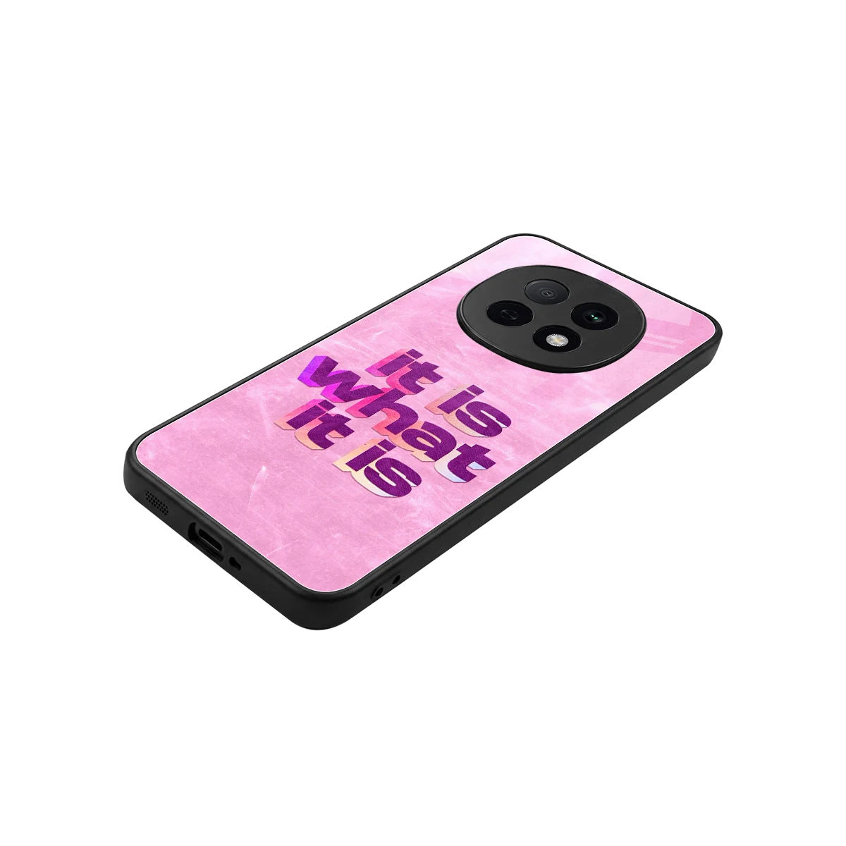 What It Is stylish phone case for oppo f29 pro 5g | glossy glass and slim fit