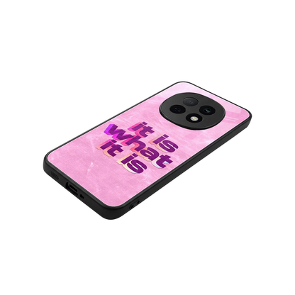 What It Is stylish phone case for oppo f29 pro 5g | glossy glass and slim fit