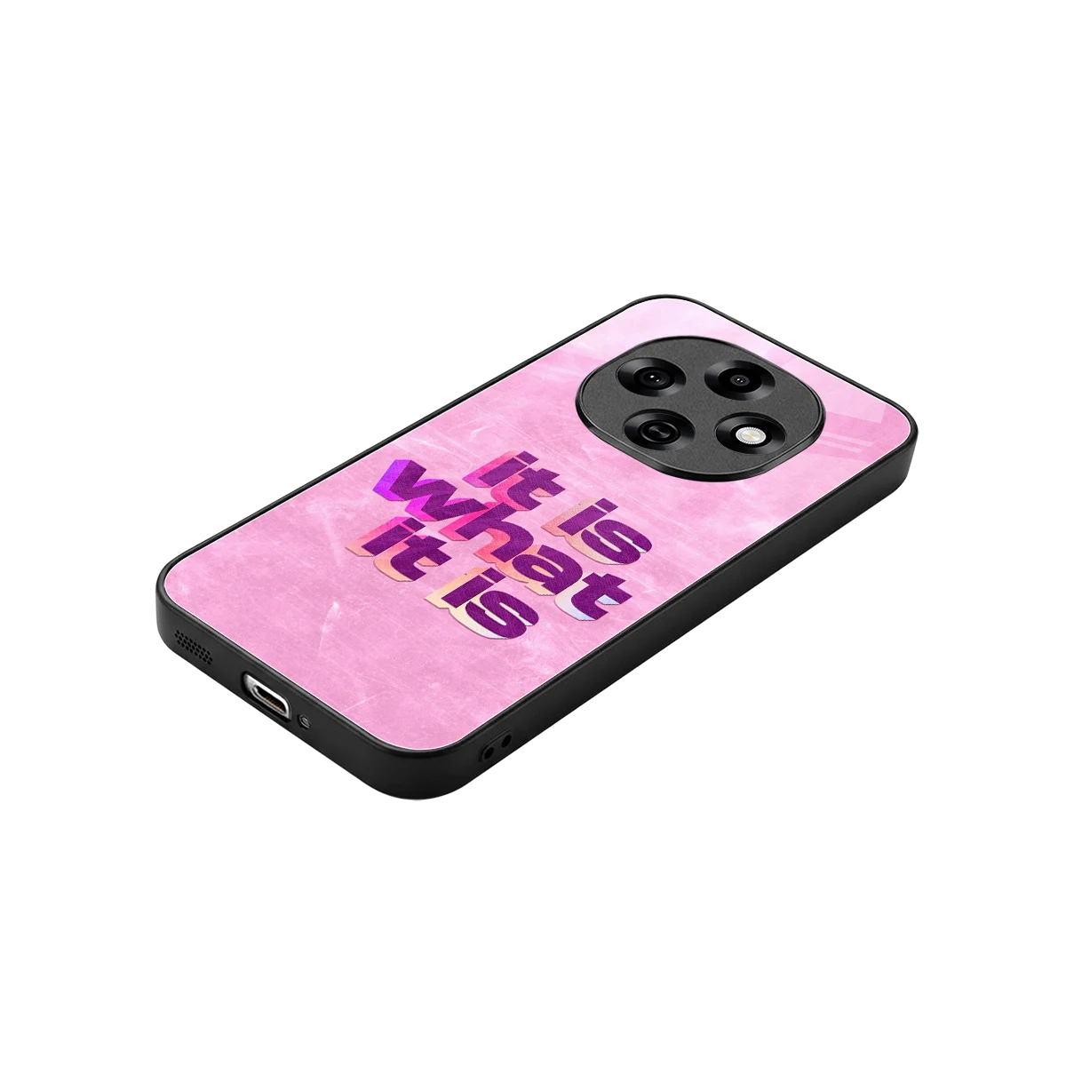 What It Is stylish phone case for oppo f31 pro 5g | glossy glass and slim fit