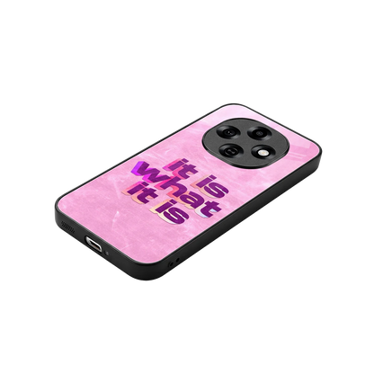 What It Is stylish phone case for oppo f31 pro 5g | glossy glass and slim fit