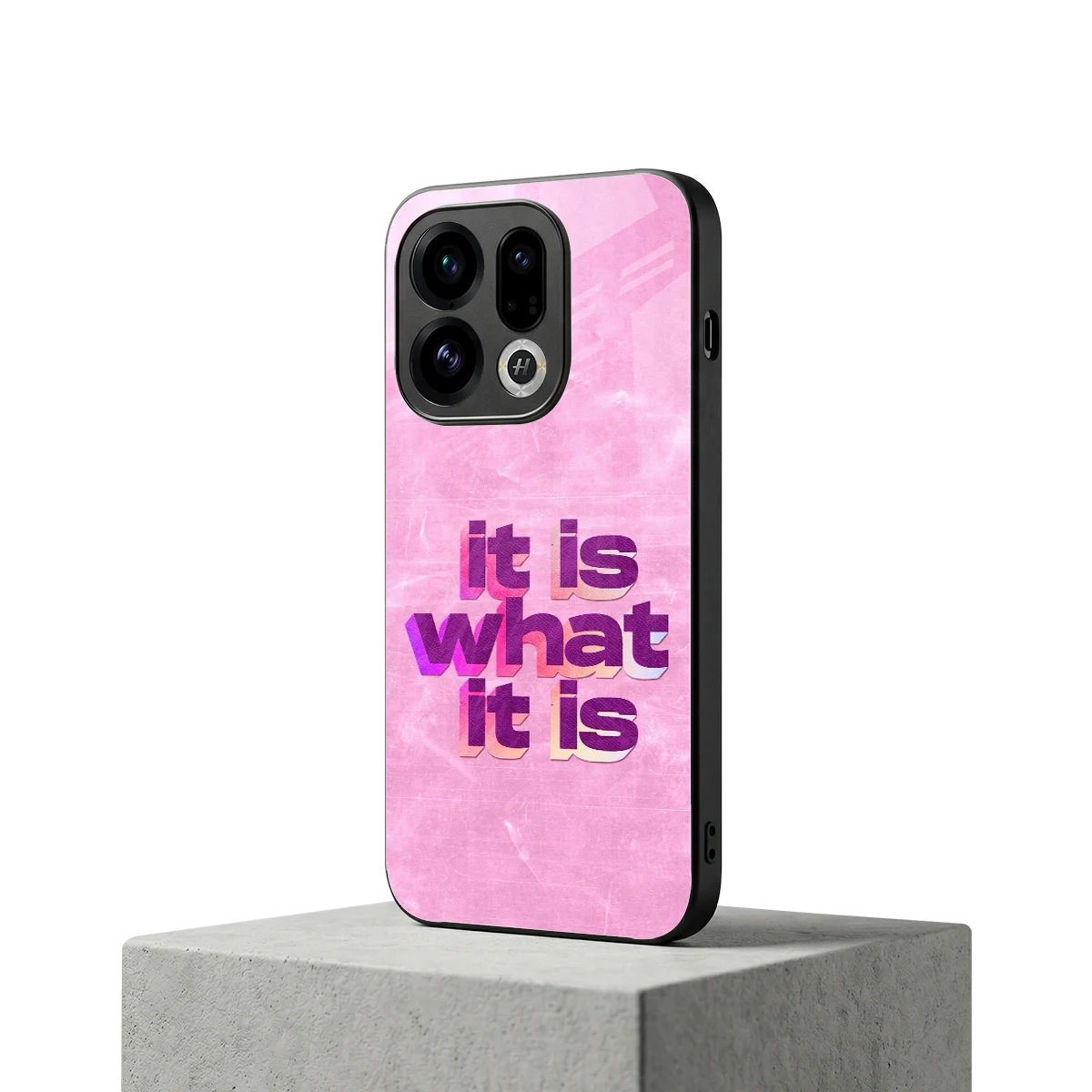 What It Is oppo find x9 mobile cover | shockproof glass phone case