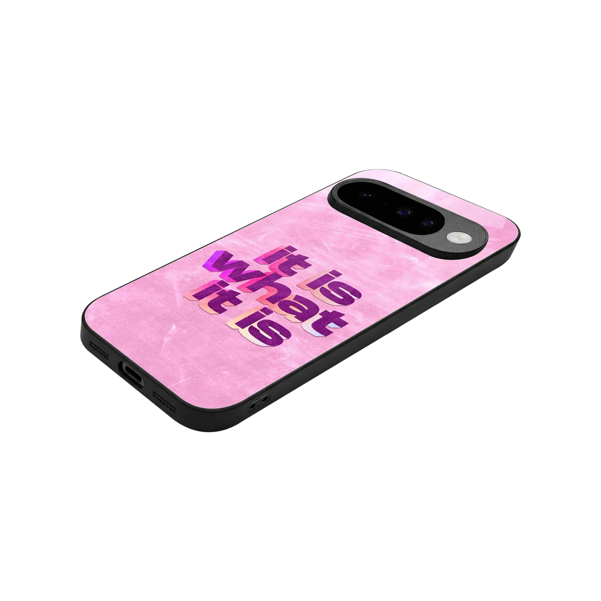 What It Is stylish phone case for google pixel 10 | glossy glass and slim fit