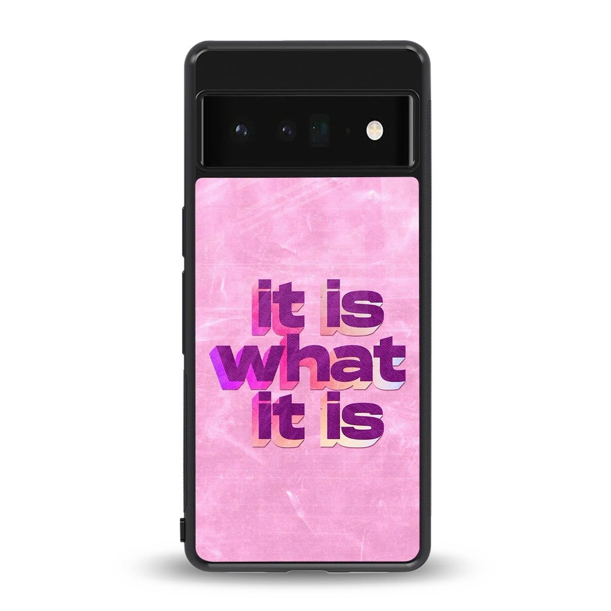 What It Is back phone cover | glass case for google pixel 6 pro