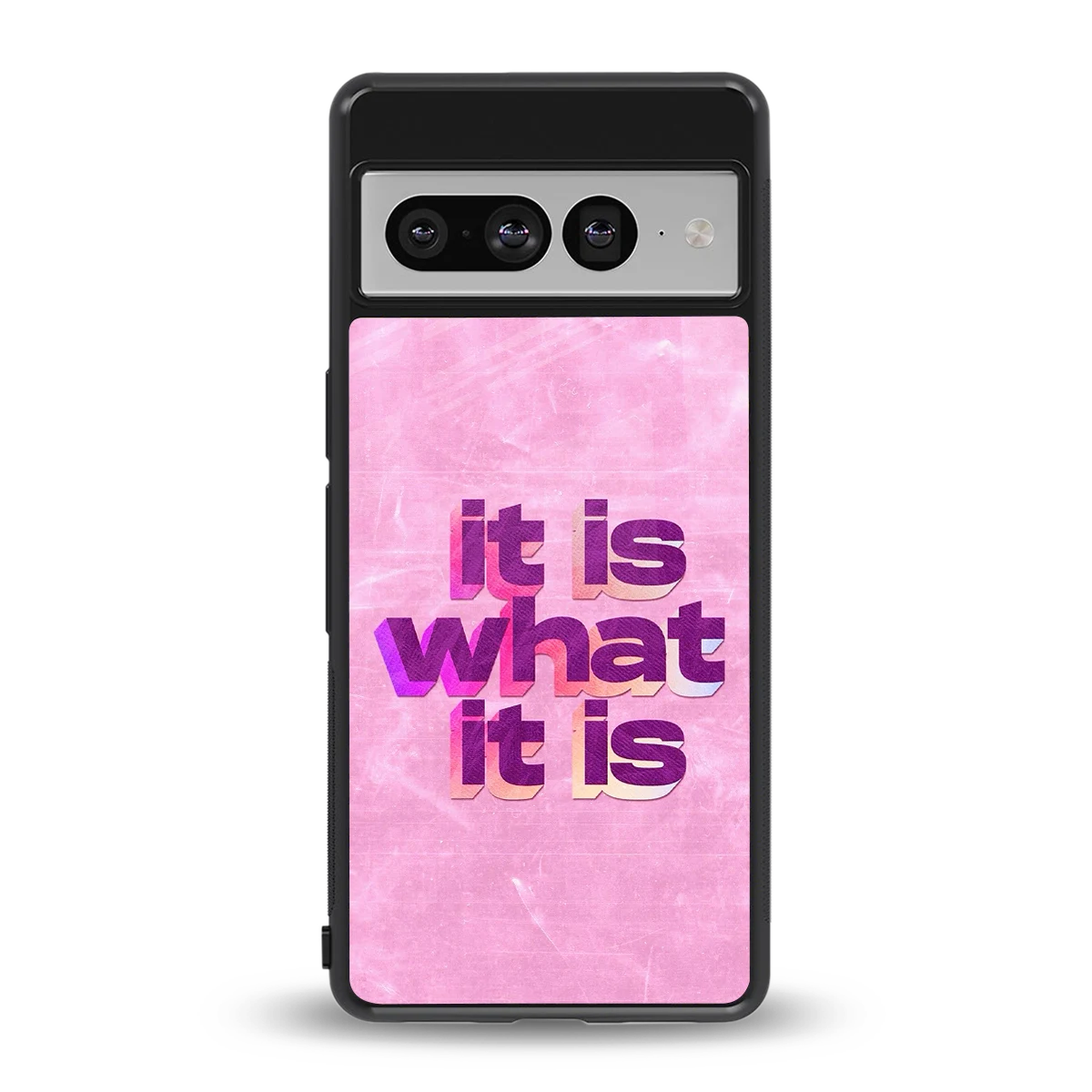 What It Is back phone cover | glass case for google pixel 7 pro