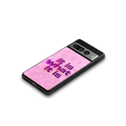 What It Is google pixel 7 pro mobile cover | shockproof glass phone case