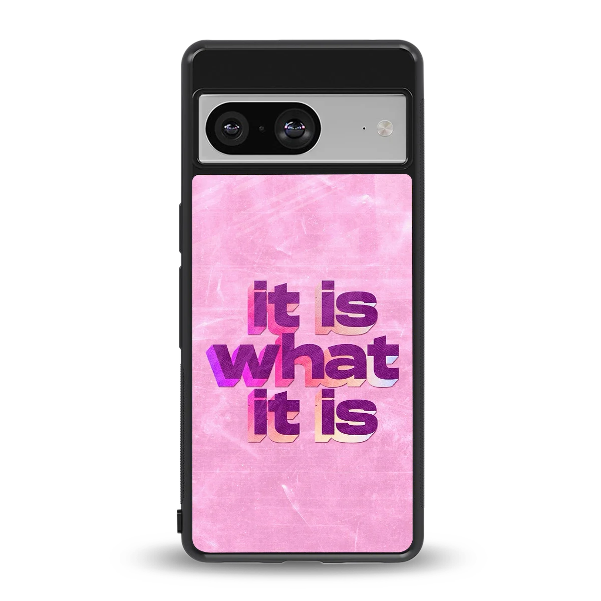 What It Is back phone cover | glass case for google pixel 8