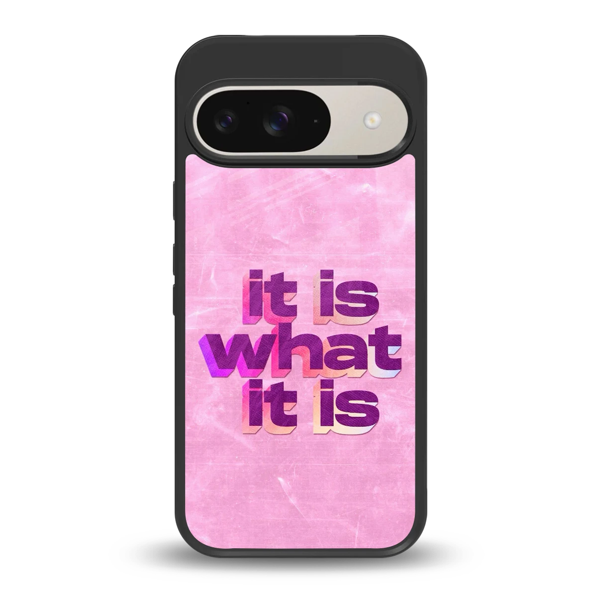 What It Is back phone cover | glass case for google pixel 9