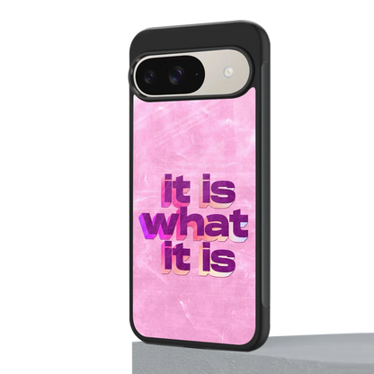 What It Is google pixel 9 mobile cover | shockproof glass phone case