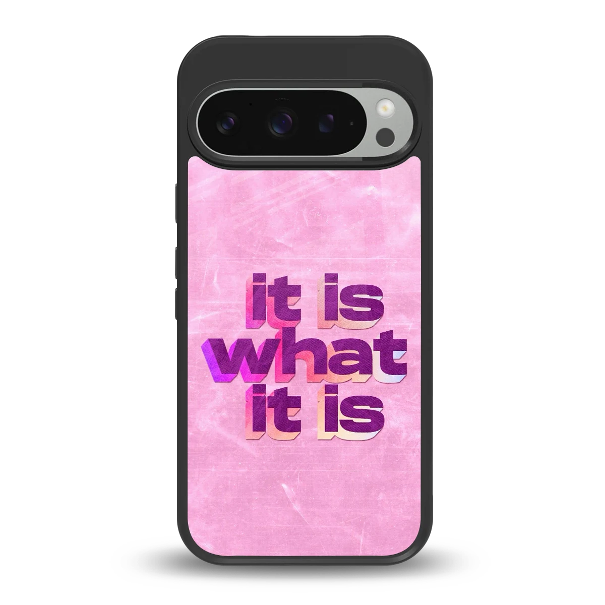 What It Is back phone cover | glass case for google pixel 9 pro xl