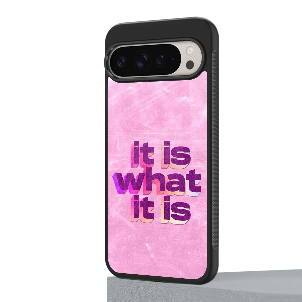 What It Is google pixel 9 pro xl mobile cover | shockproof glass phone case