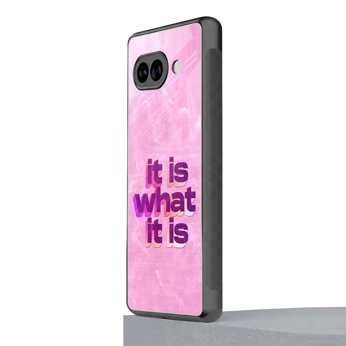 What It Is google pixel 10a mobile cover | shockproof glass phone case