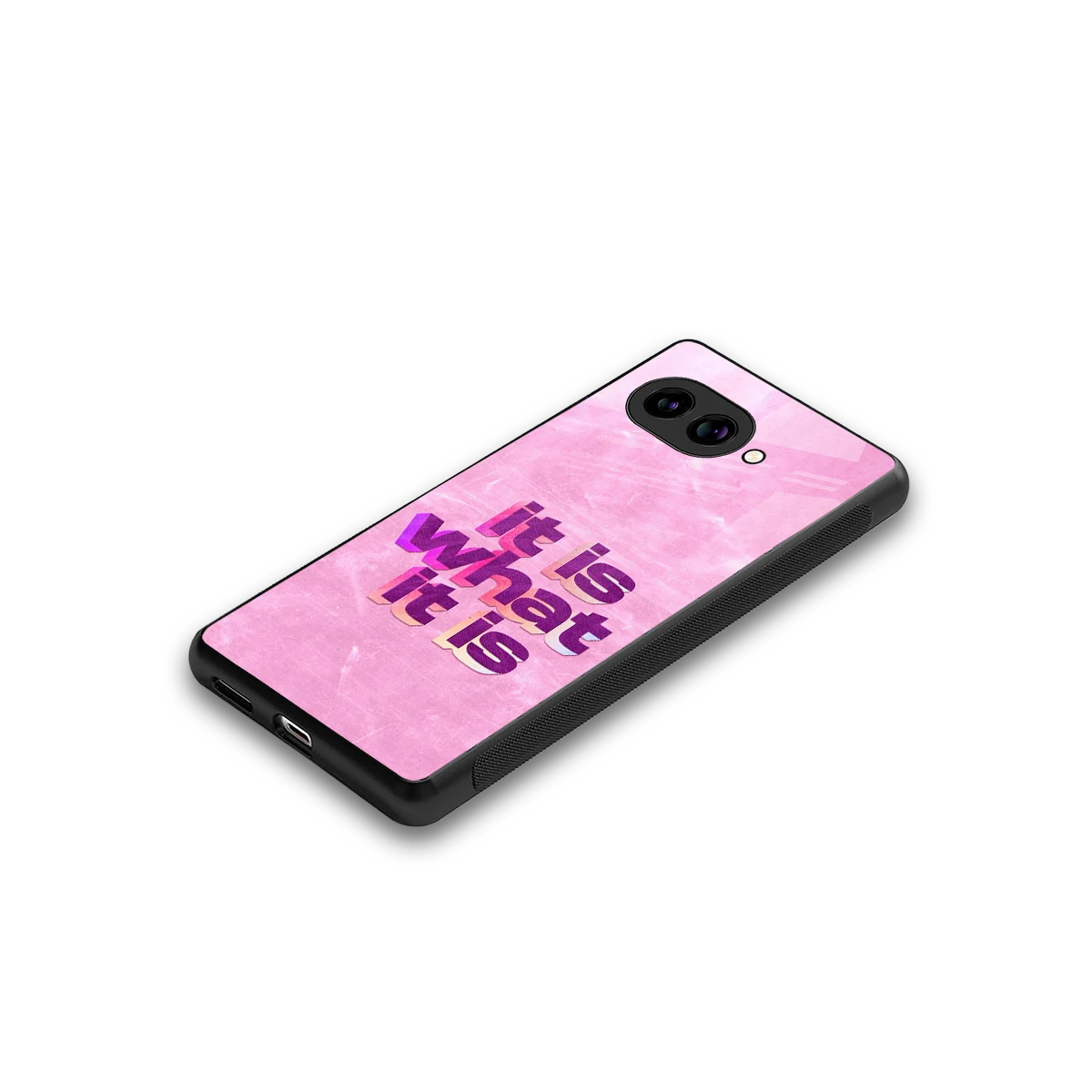 What It Is stylish phone case for google pixel 10a | glossy glass and slim fit