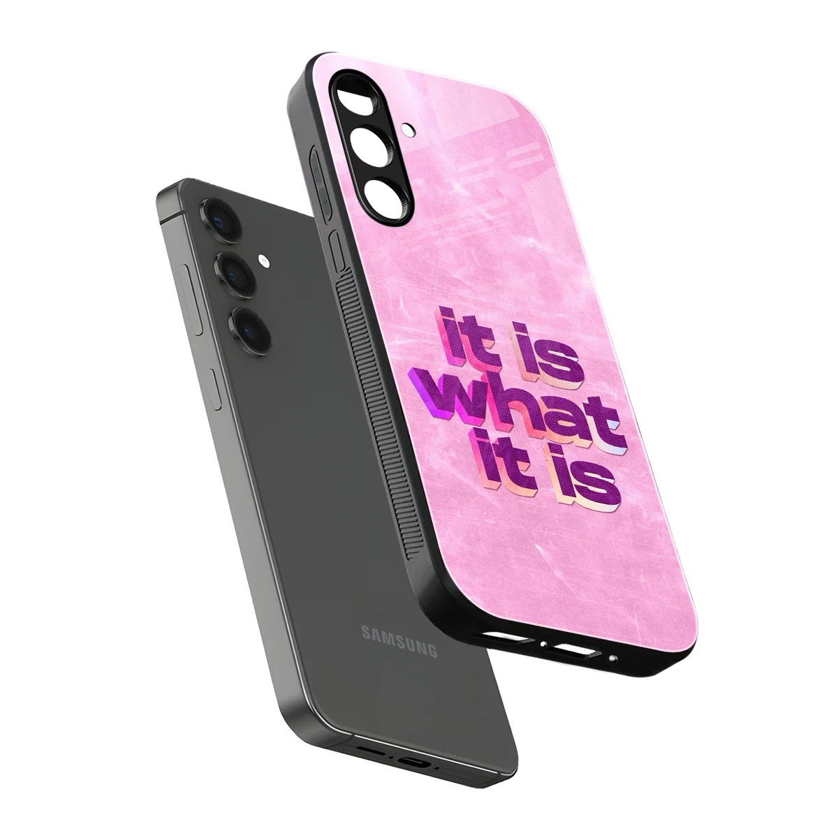 What It Is sleek samsung galaxy a16 5g cover with tempered glass back and TPU edges