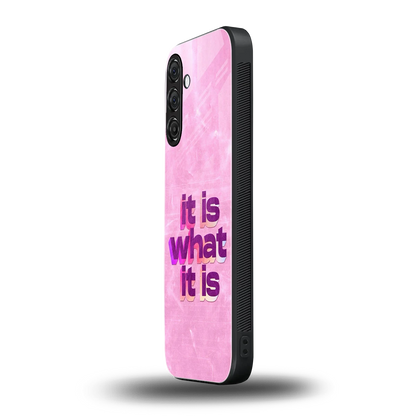 What It Is samsung galaxy m34 5g mobile cover | shockproof glass phone case