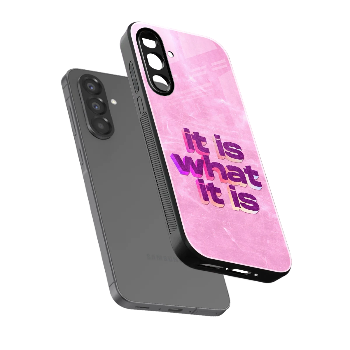 What It Is sleek samsung galaxy a17 5g cover with tempered glass back and TPU edges