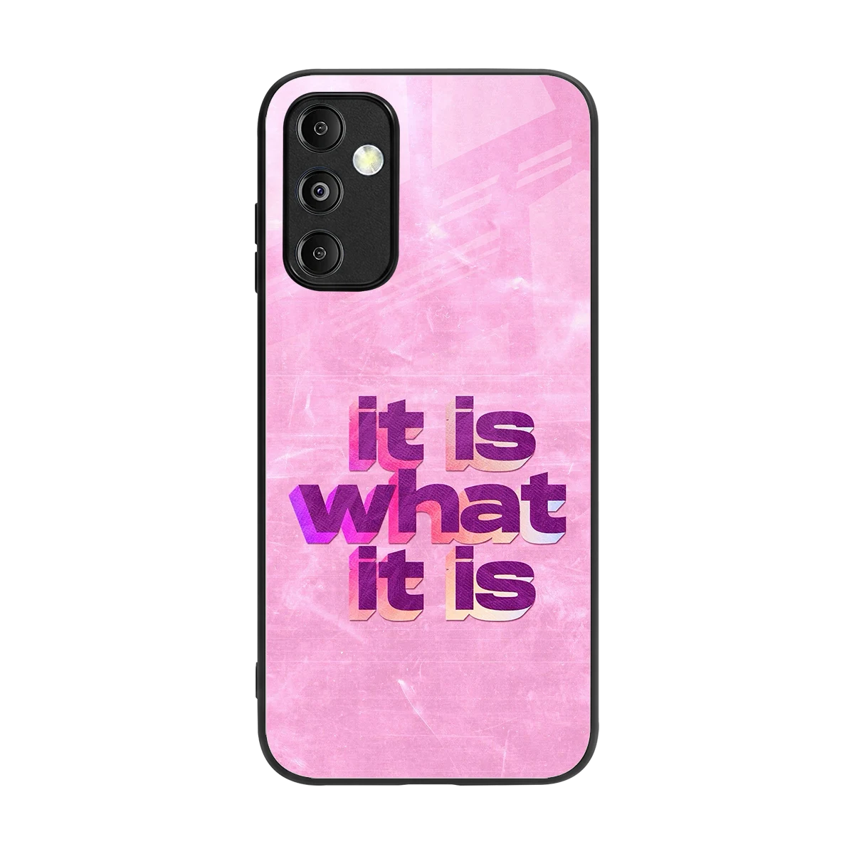 What It Is back phone cover | glass case for samsung galaxy m14 5g