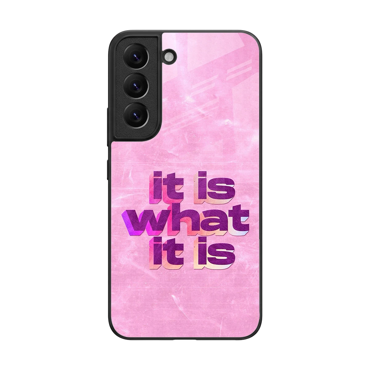 What It Is back phone cover | glass case for samsung galaxy s22