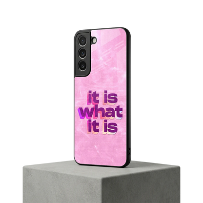 What It Is samsung galaxy s22 mobile cover | shockproof glass phone case