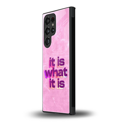 What It Is samsung galaxy s24 ultra mobile cover | shockproof glass phone case