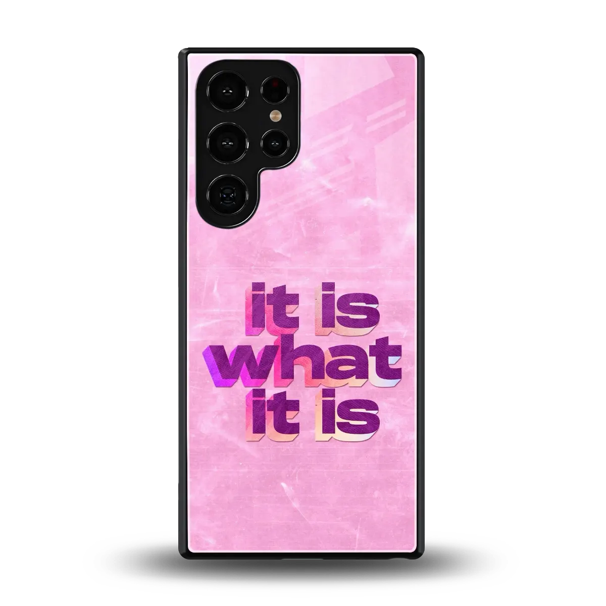 What It Is back phone cover | glass case for samsung galaxy s25 ultra