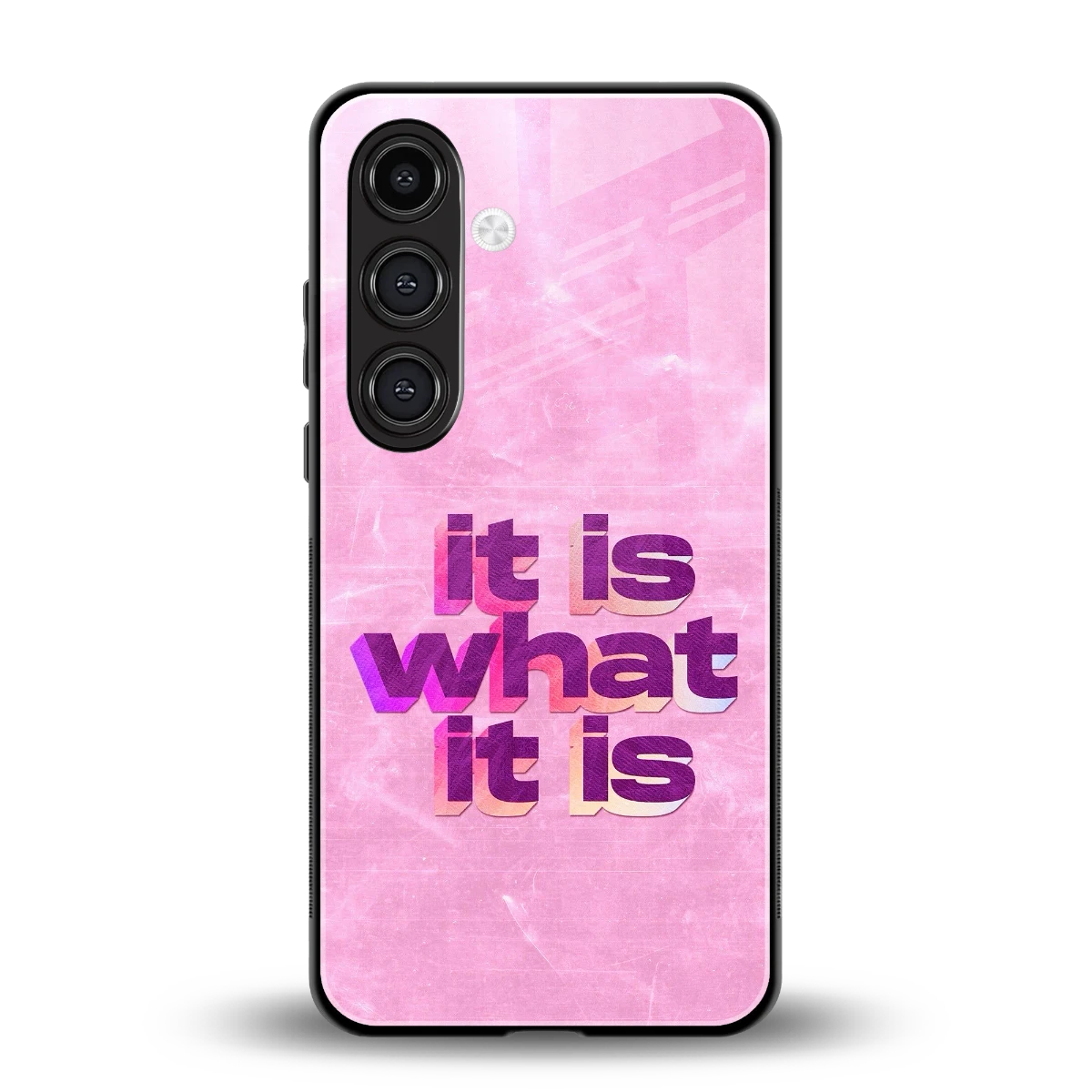 What It Is back phone cover | glass case for samsung galaxy s24