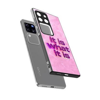 What It Is sleekvivo v30 pro cover with tempered glass back and TPU edges