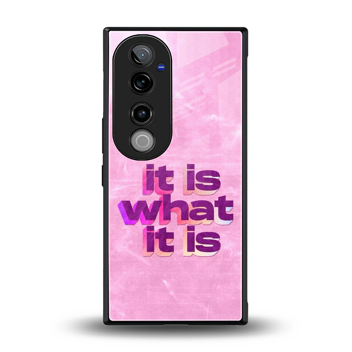 What It Is back phone cover | glass case for vivo v40 pro
