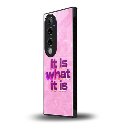 What It Is vivo v40 pro mobile cover | shockproof glass phone case