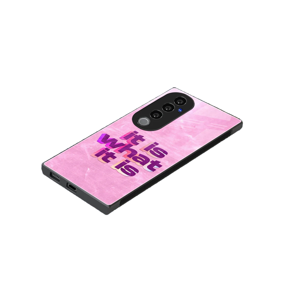 What It Is stylish phone case for vivo v40 pro | glossy glass and slim fit