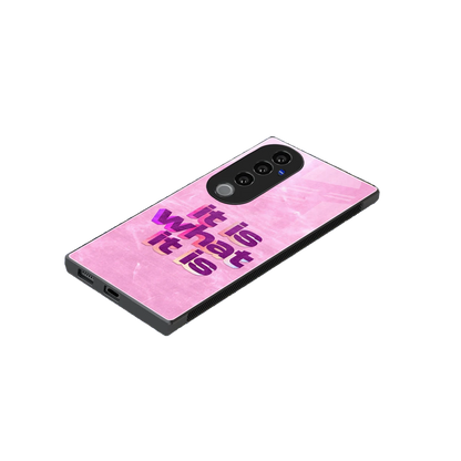 What It Is stylish phone case for vivo v40 pro | glossy glass and slim fit