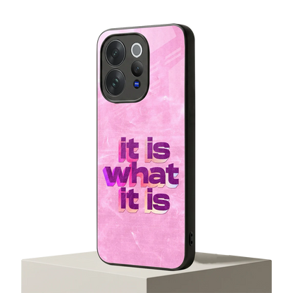 What It Is vivo v70 mobile cover | shockproof glass phone case