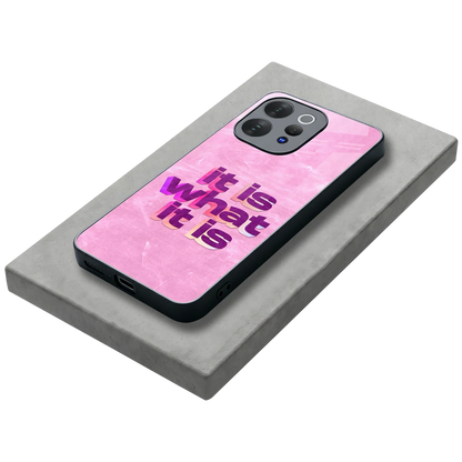 What It Is stylish phone case for vivo v70 | glossy glass and slim fit