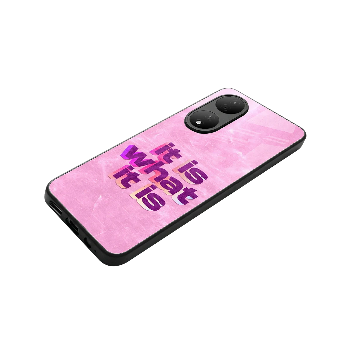 What It Is stylish phone case for Vivo-y100 | glossy glass and slim fit