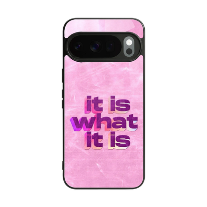 What It Is back phone cover | glass case for google pixel 10 pro