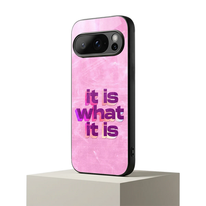What It Is google pixel 10 pro mobile cover | shockproof glass phone case