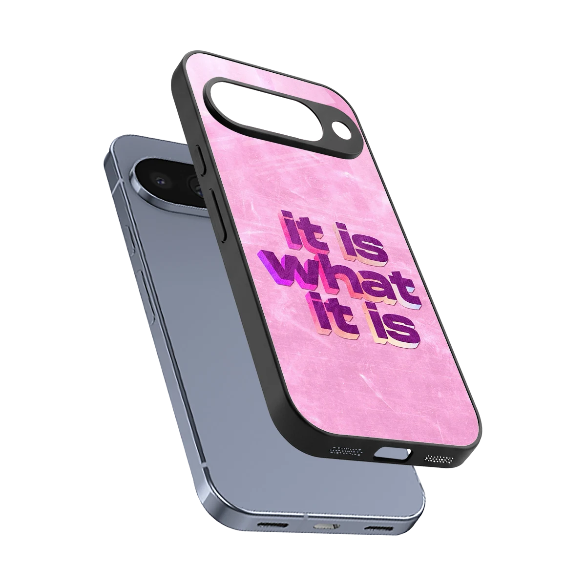 What It Is sleek google pixel 10 cover with tempered glass back and TPU edges