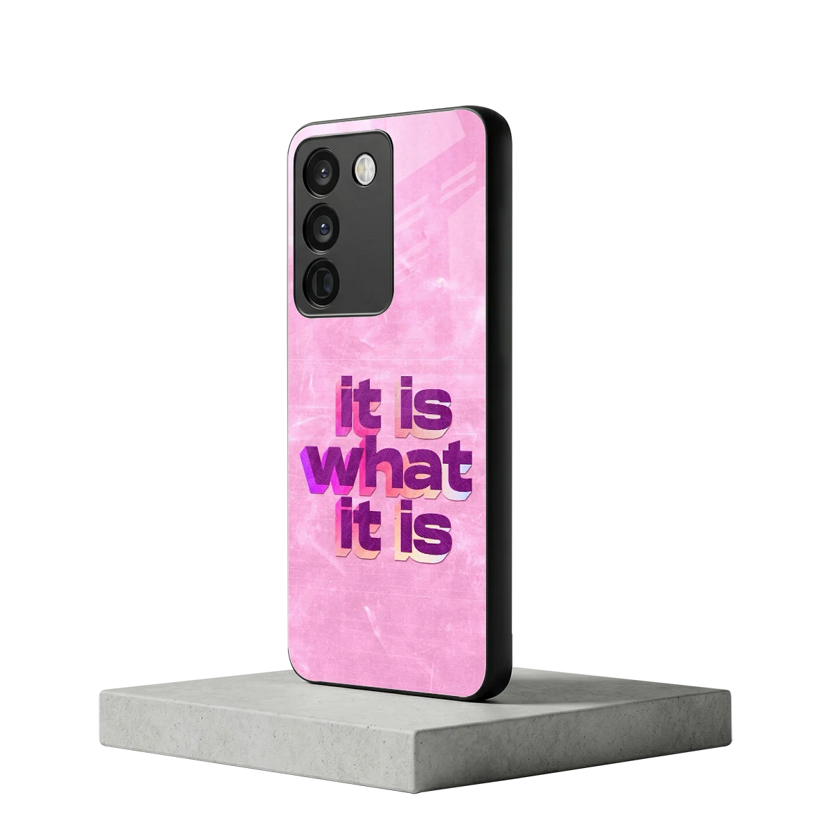 What It Is vivo y200 5g mobile cover | shockproof glass phone case